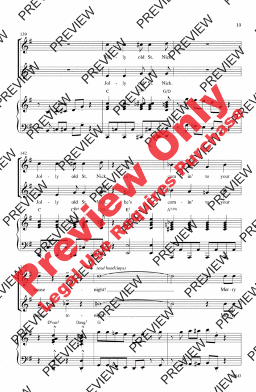 Jolly Jingle Christmas Medley 2-Part scores gallery preview page 19