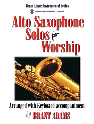 Book cover for Alto Saxophone Solos for Worship