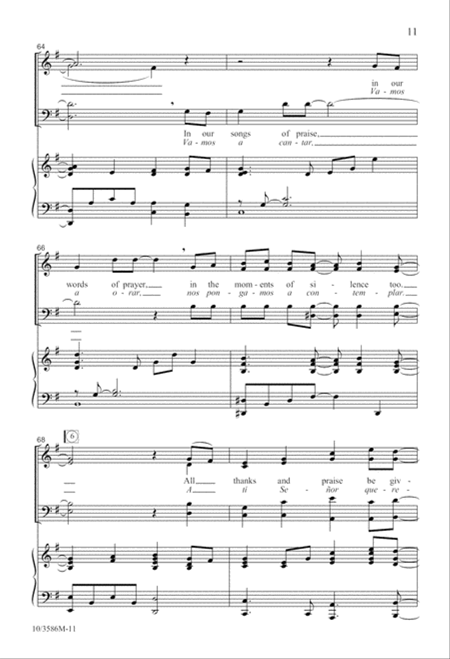 All Thanks and Praise 4-Part scores gallery preview page 12
