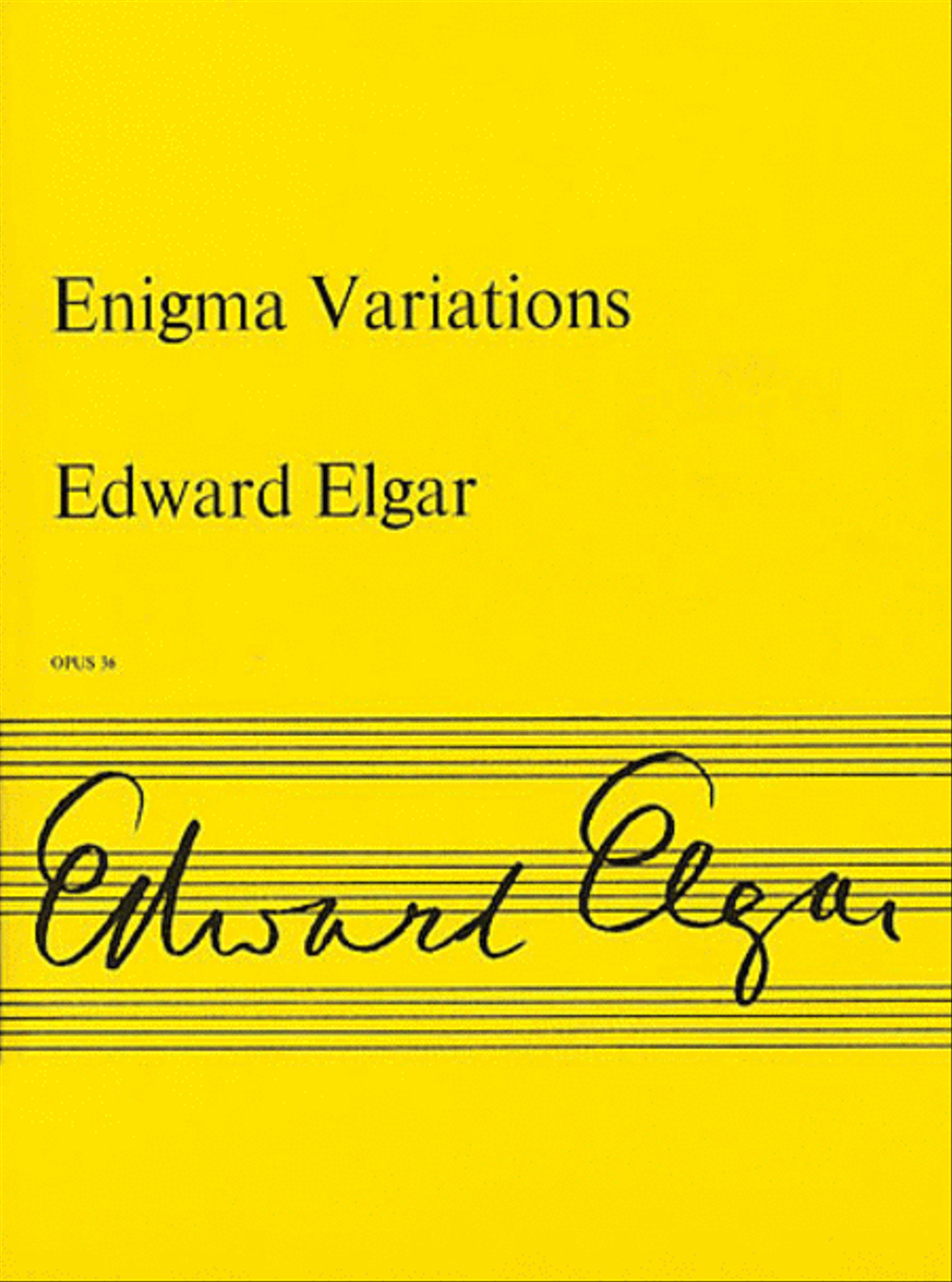 Edward Elgar: Enigma Variations Op.36 (Miniature Score) Orchestra scores gallery preview page 1