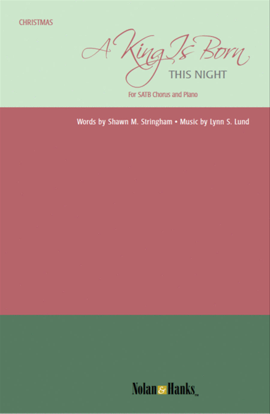A King Is Born This Night - SATB 4-Part scores gallery preview page 1