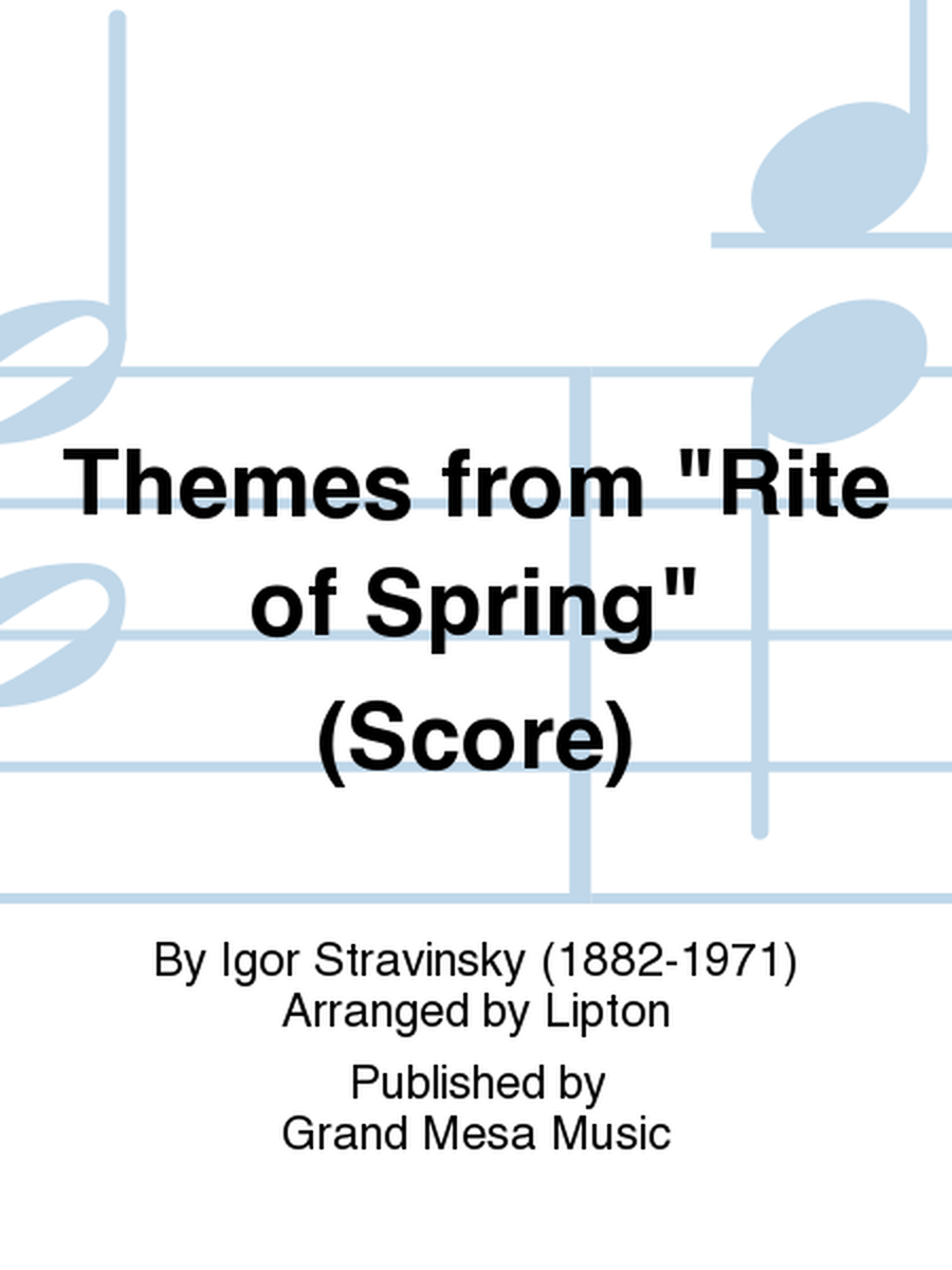 Themes from "Rite of Spring" image number null