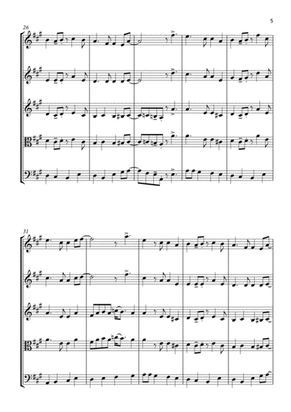 Auld Lang Syne - String Quartet image number null