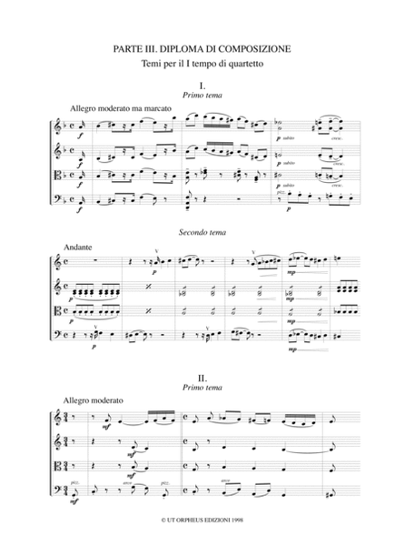Collection of themes for the study of Composition