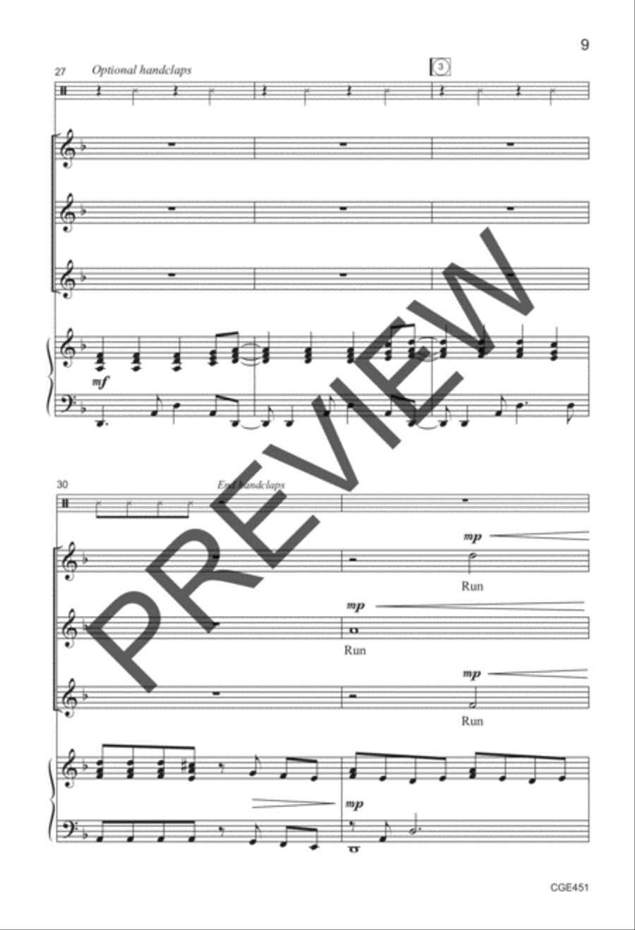 Oh, Sinner Man (SSA) SSA scores gallery preview page 8