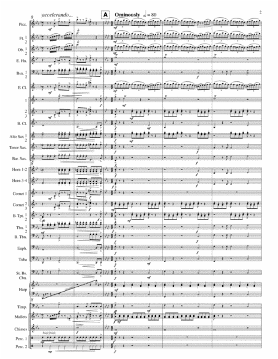 Minor Alterations No. 2 Concert Band scores gallery preview page 3