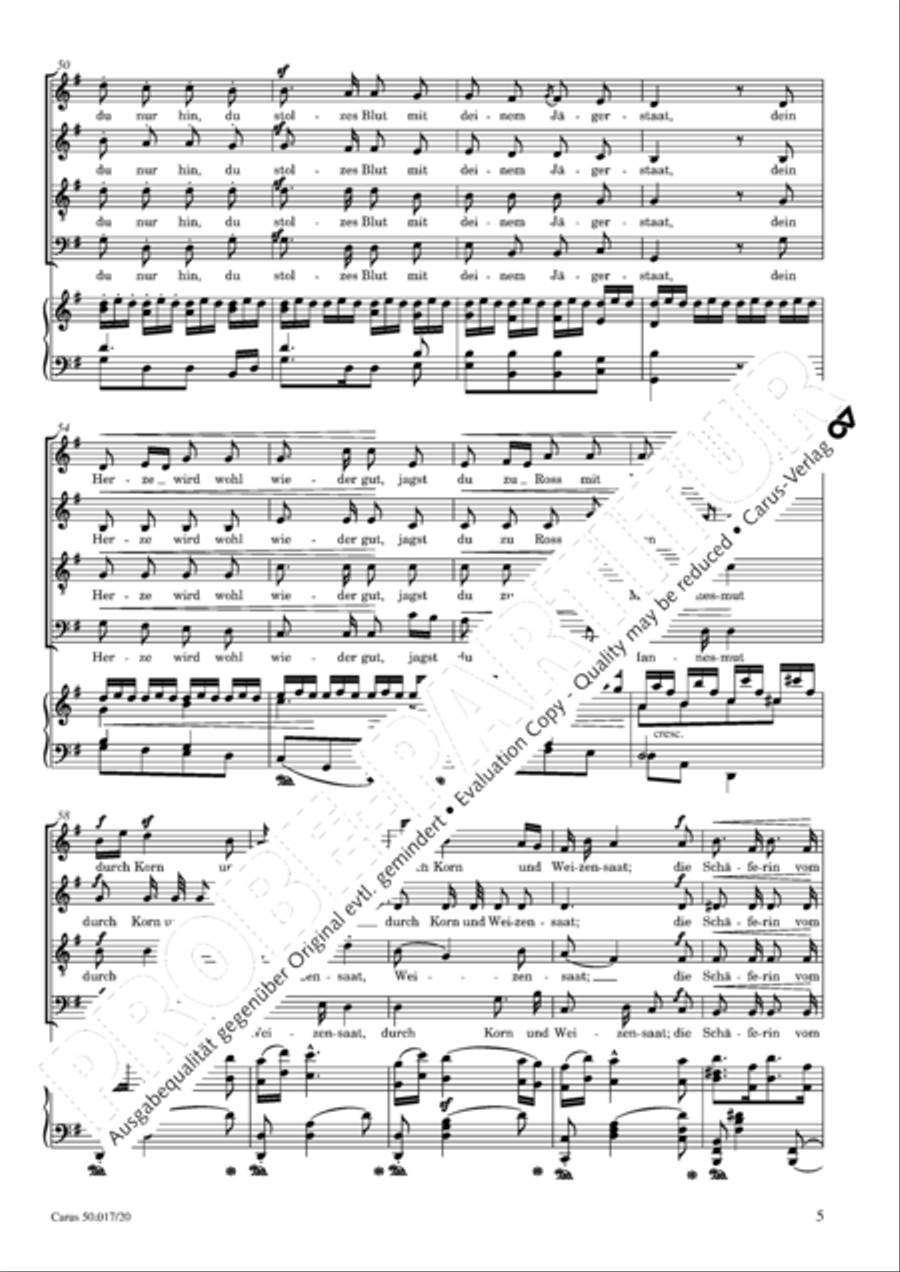 Die Schaferin vom Lande Die Schaferin vom Lande 4-Part scores gallery preview page 6