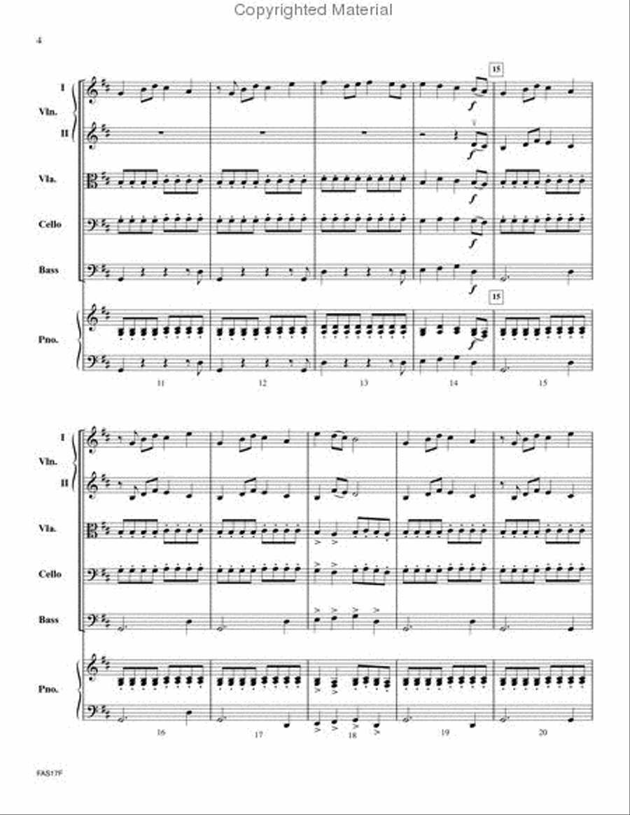 Quintus String Orchestra scores gallery preview page 3