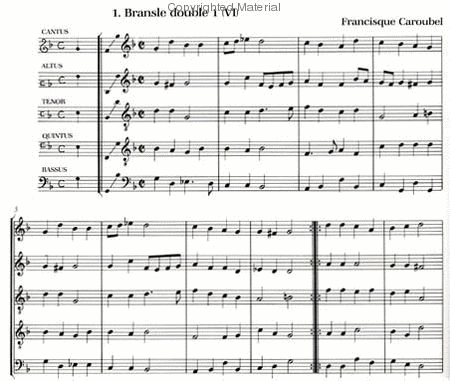 Dances from Terpsichore, Volume 4 - Score
