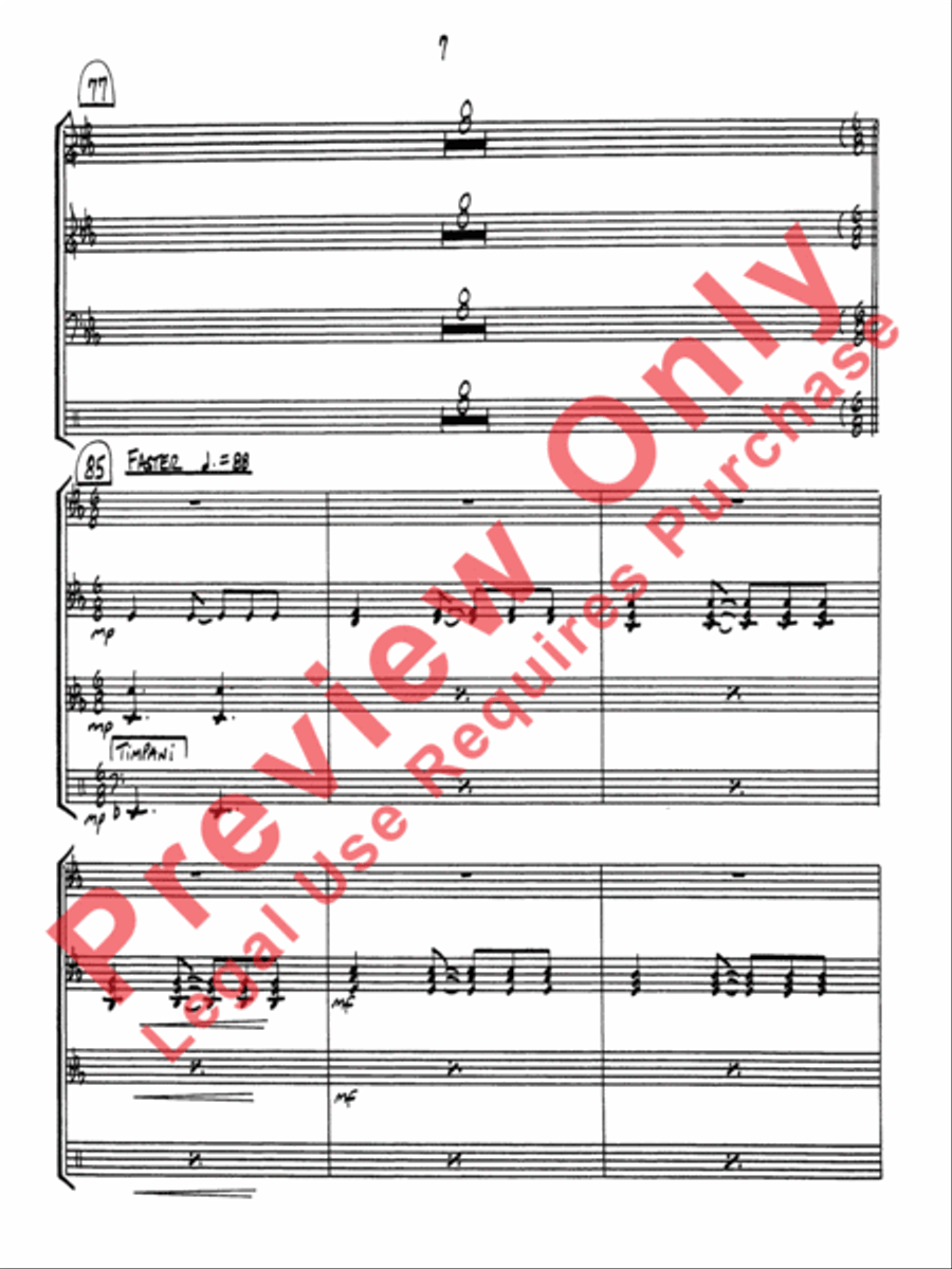 Joyful, Joyful, We Adore Thee Choir scores gallery preview page 8