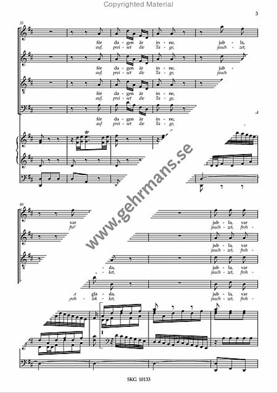 Juloratorium - Kor och orgel 4-Part scores gallery preview page 6