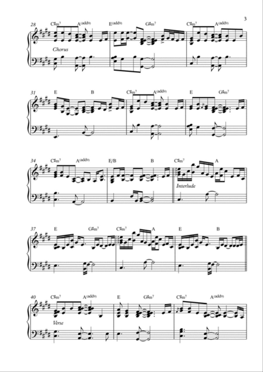 Everglow Piano Solo scores gallery preview page 3