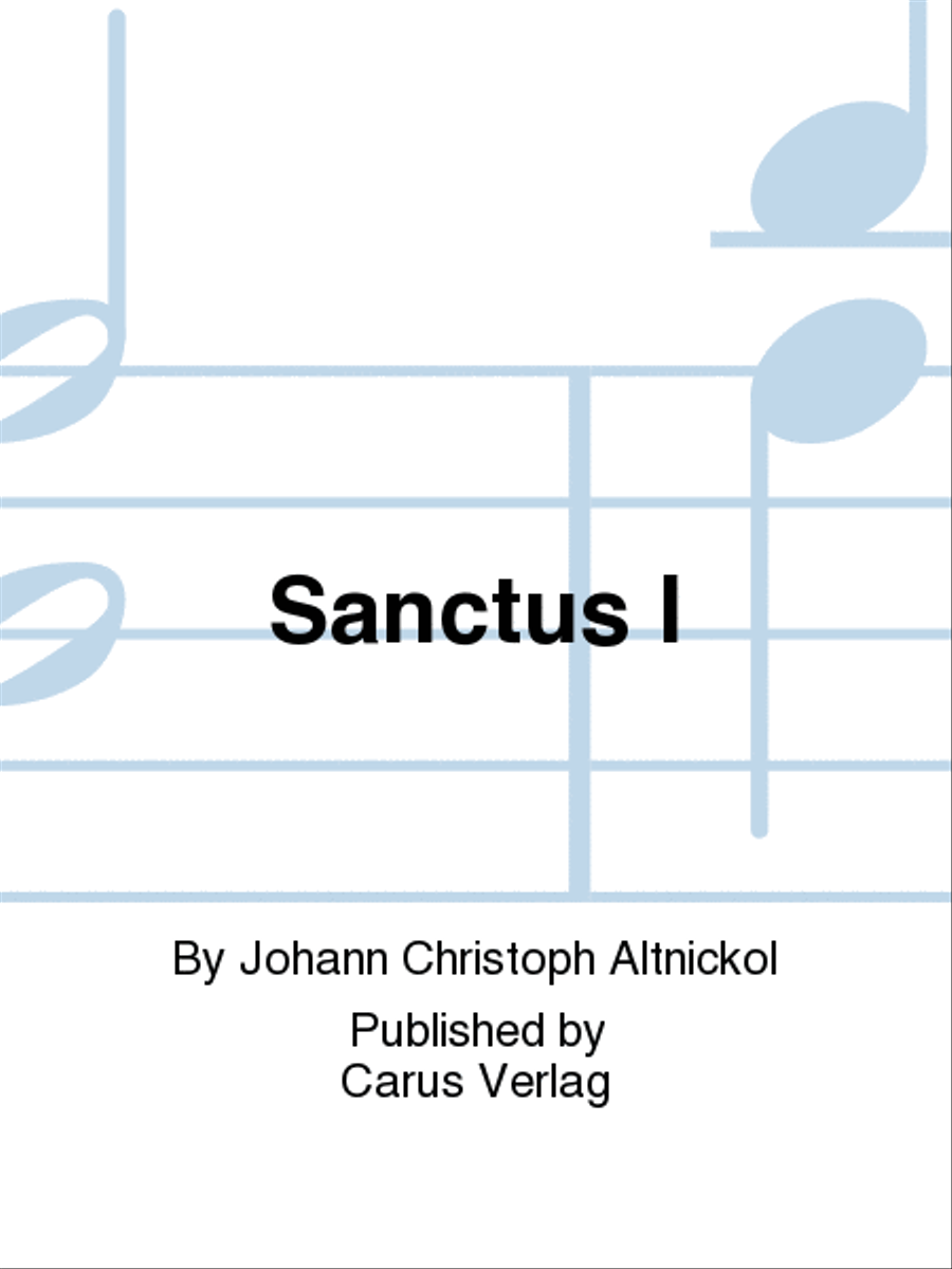 Sanctus I Viola scores gallery preview page 1