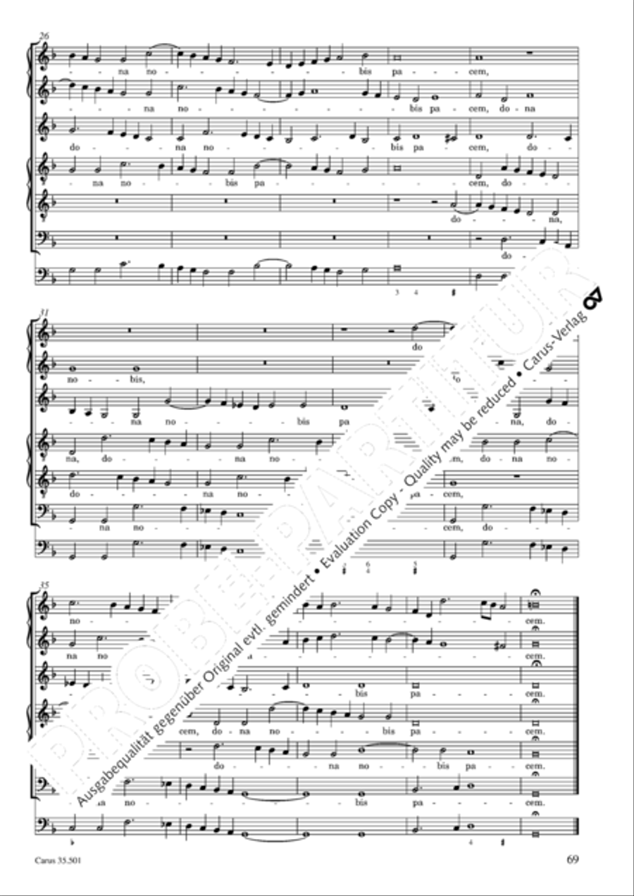Palestrina: Masses and individual movements Score scores gallery preview page 84
