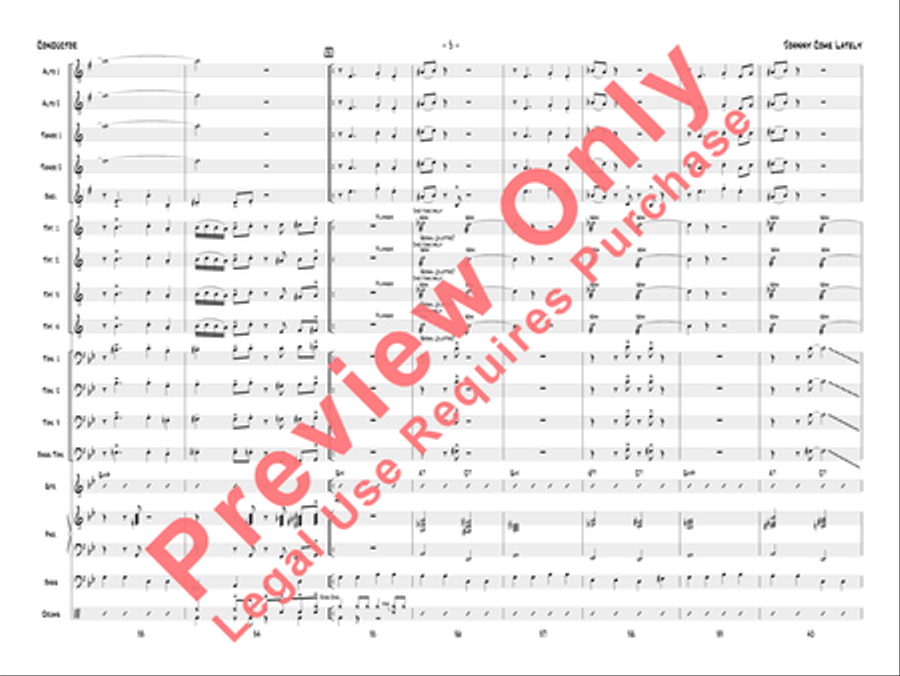 Johnny Come Lately Jazz Ensemble scores gallery preview page 8