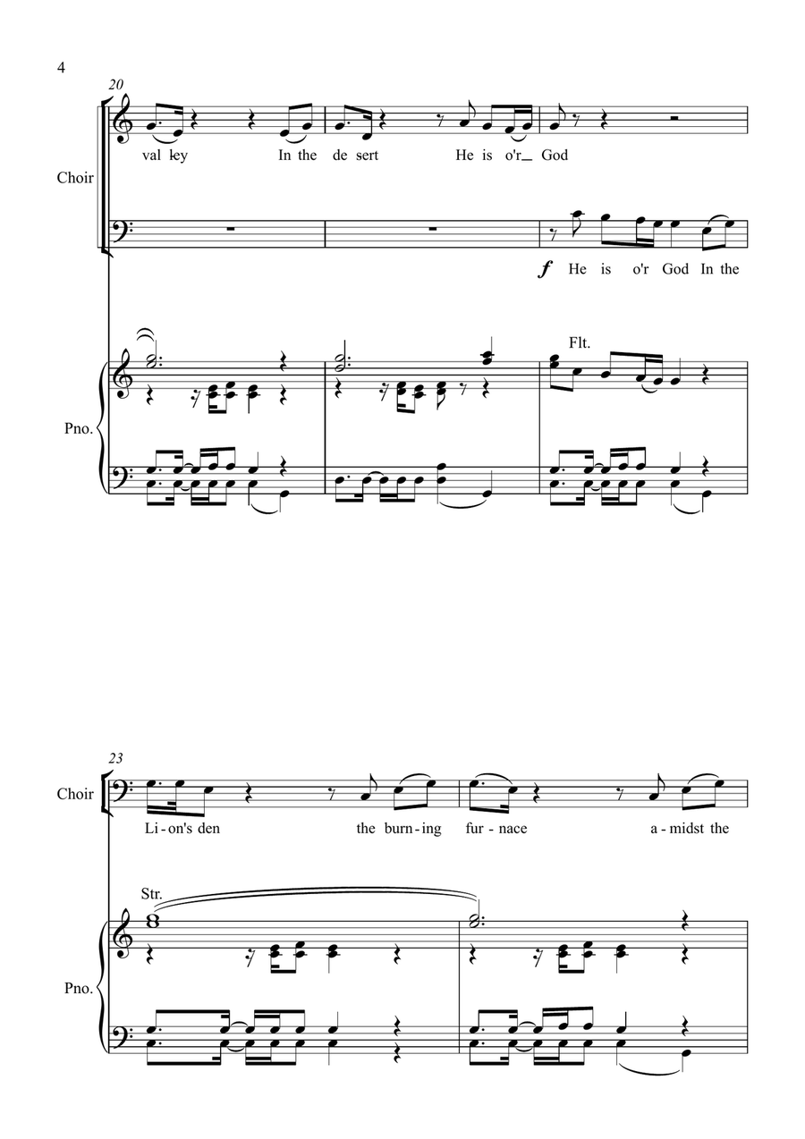 The Lord Is Good 4-Part scores gallery preview page 4