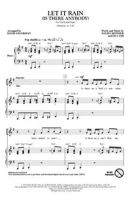 Let It Rain (Is There Anybody) (arr. David Angerman)