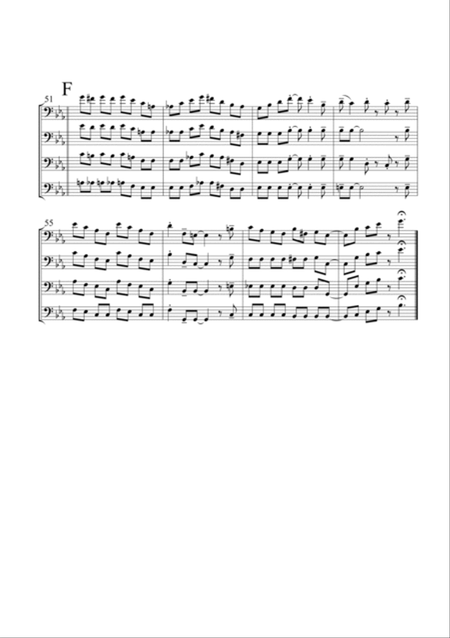 Four Brothers Four Brothers Brass Quartet scores gallery preview page 5
