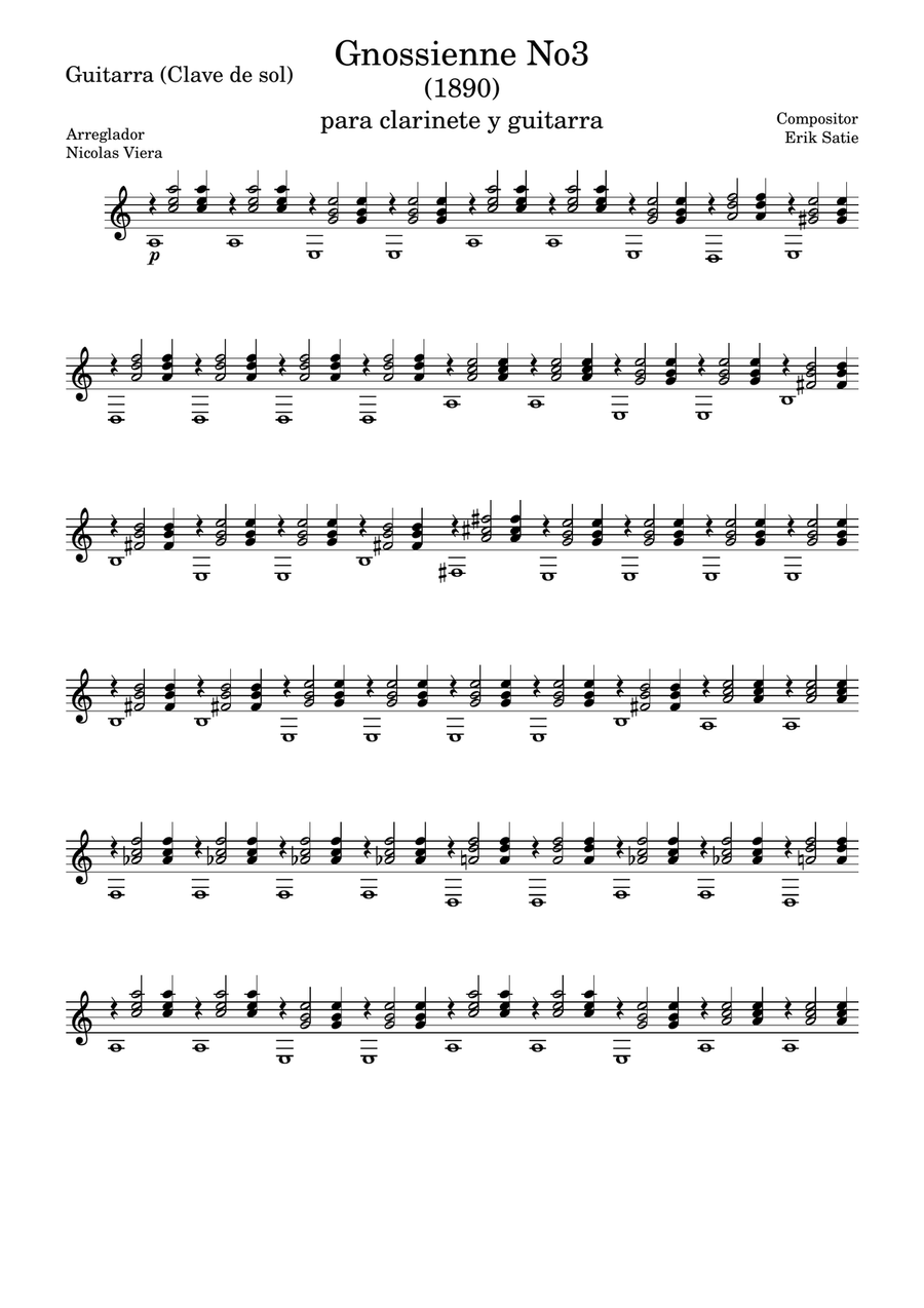 Gnossiene No3 Chamber Music scores gallery preview page 3