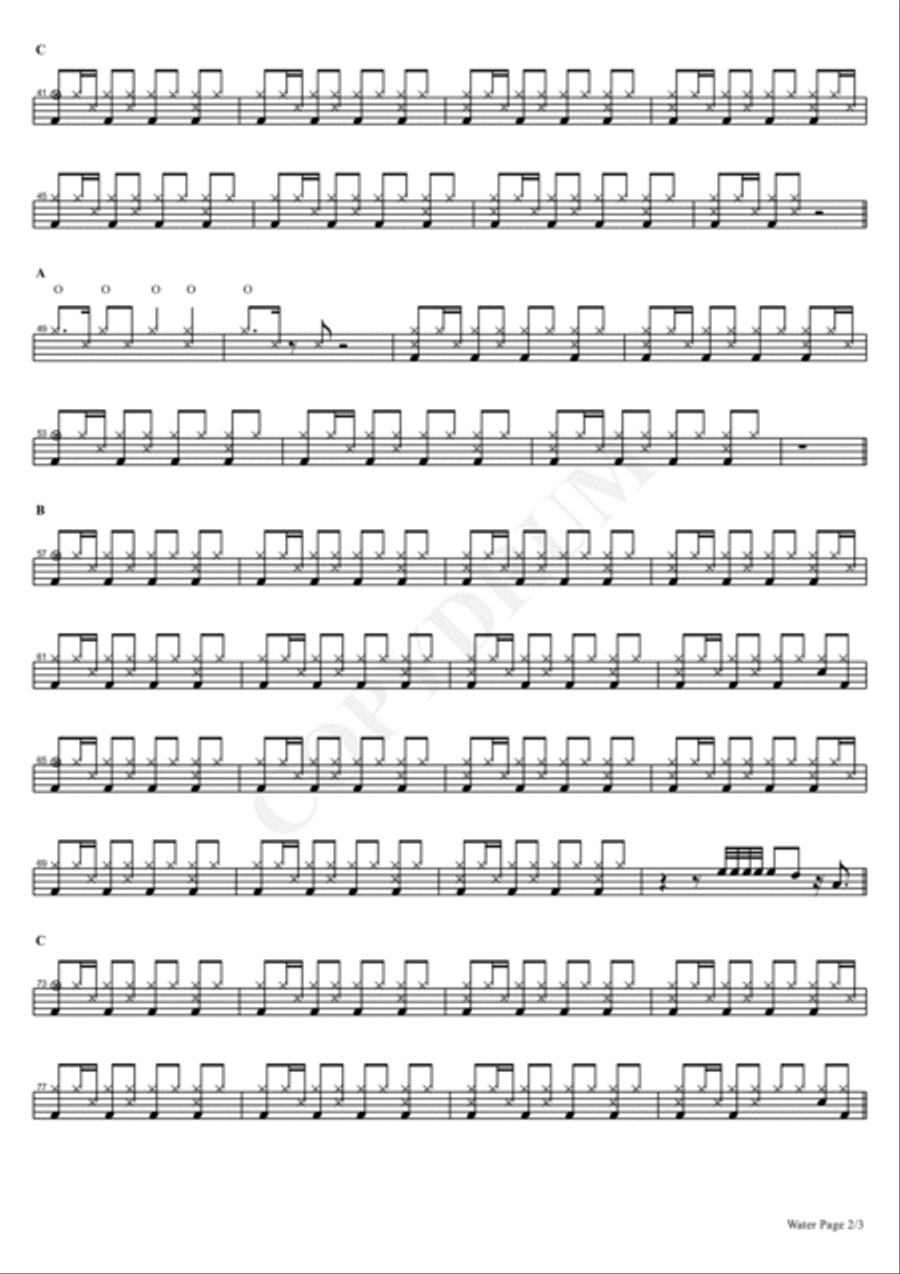 Water Drum Set scores gallery preview page 2