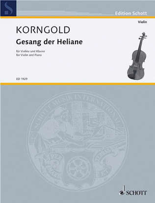 Book cover for Gesange Der Heliane ( From Opera Das Wunder Der Heliane)