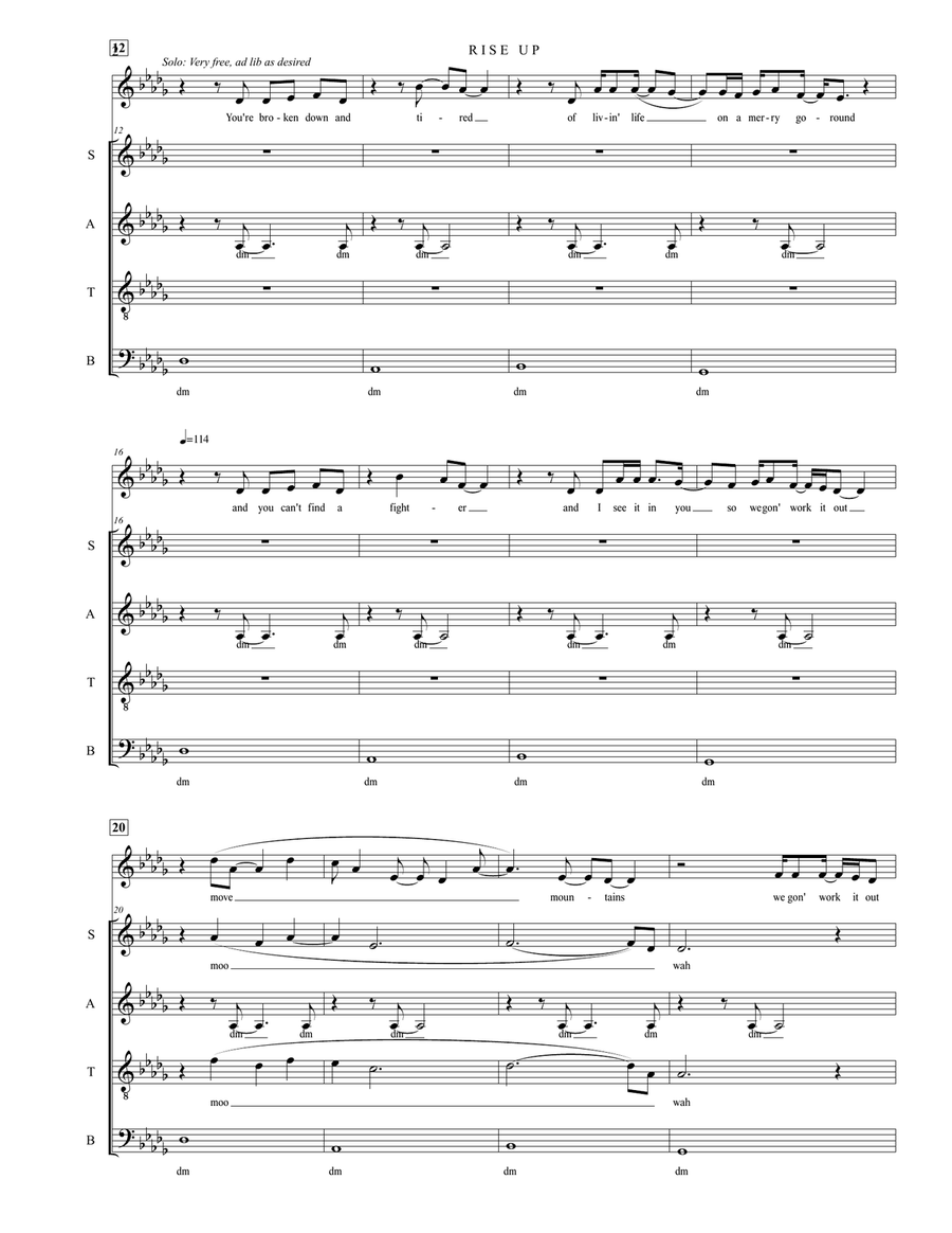 Rise Up Rise Up Divisi scores gallery preview page 2