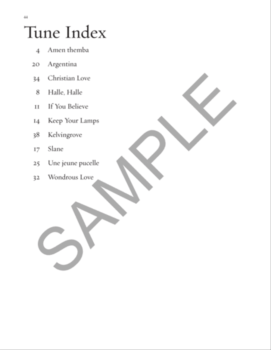 God of Hope: Global Hymn Tunes for Piano Piano Solo scores gallery preview page 14