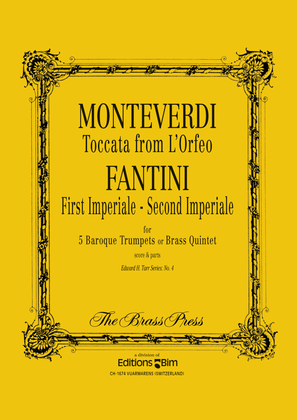 Book cover for Toccata from Orfeo (+ 1st /2nd Imperiale)
