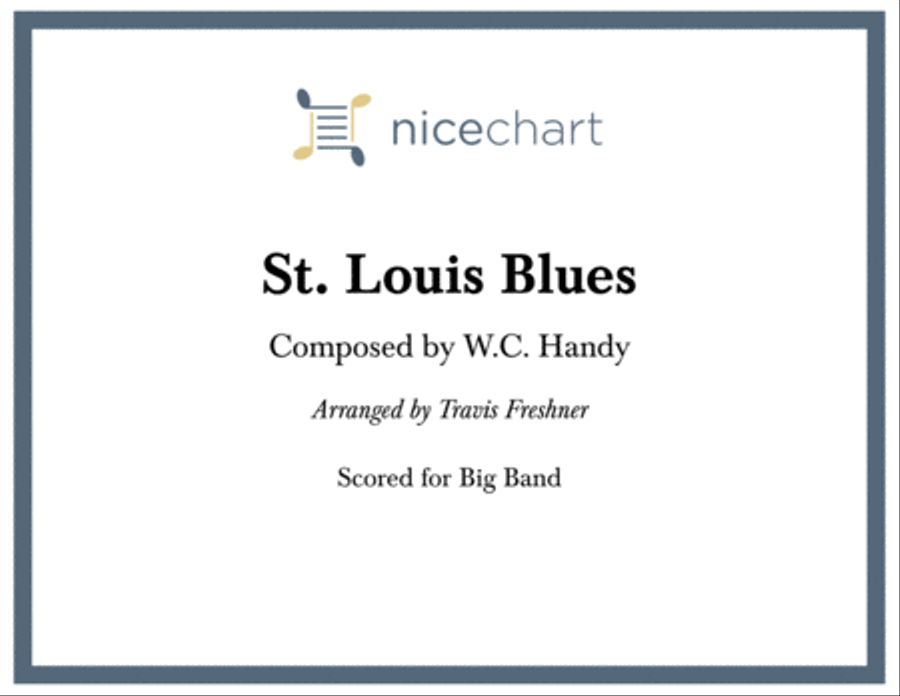 St. Louis Blues (Score & Parts) Jazz Ensemble scores gallery preview page 1