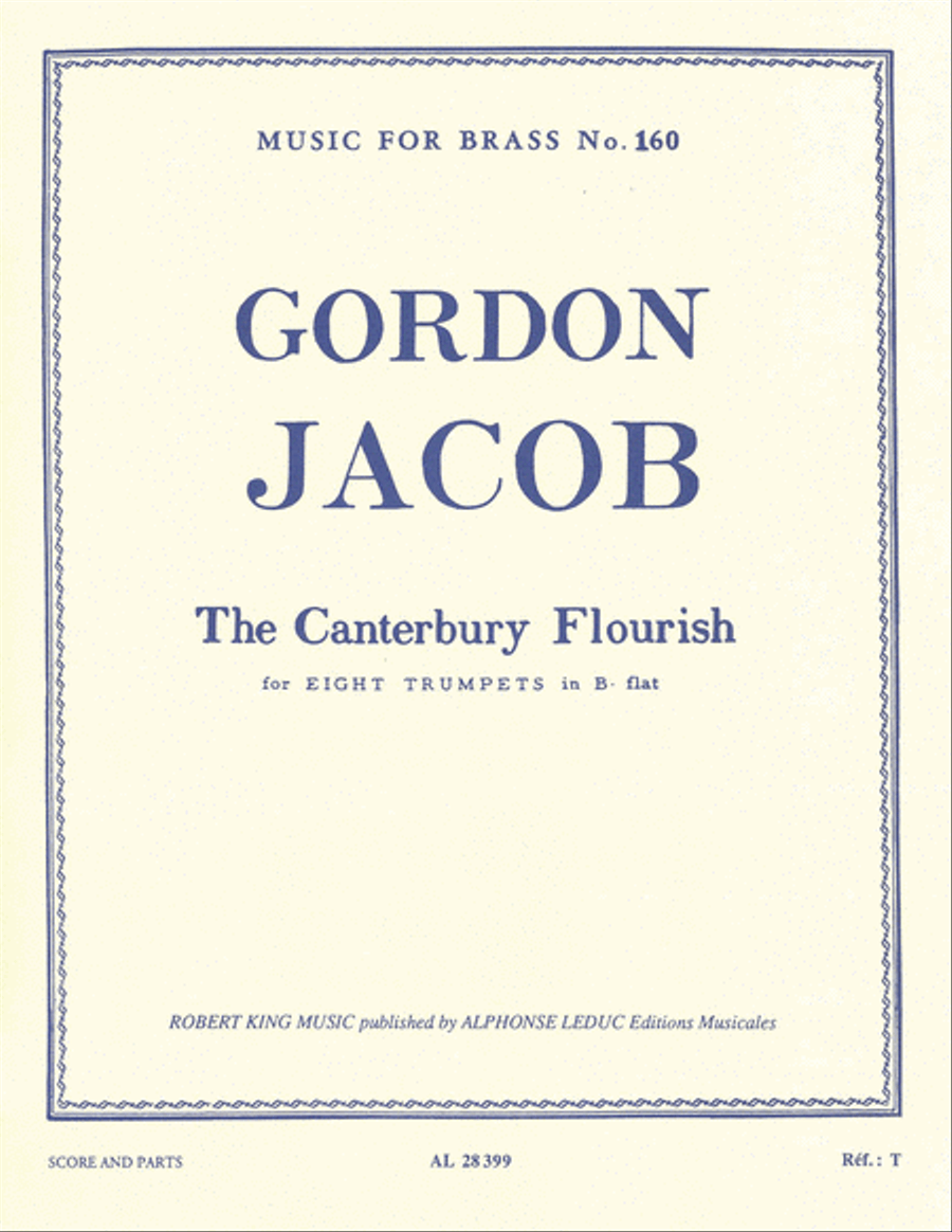 The Canterbury Flourish (trumpet Ensemble (5 Or More)) Trumpet scores gallery preview page 1