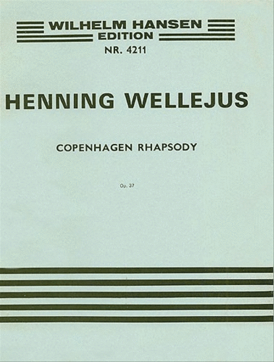 Wellejus Copenhagen Rhapsody Orchestra scores gallery preview page 1