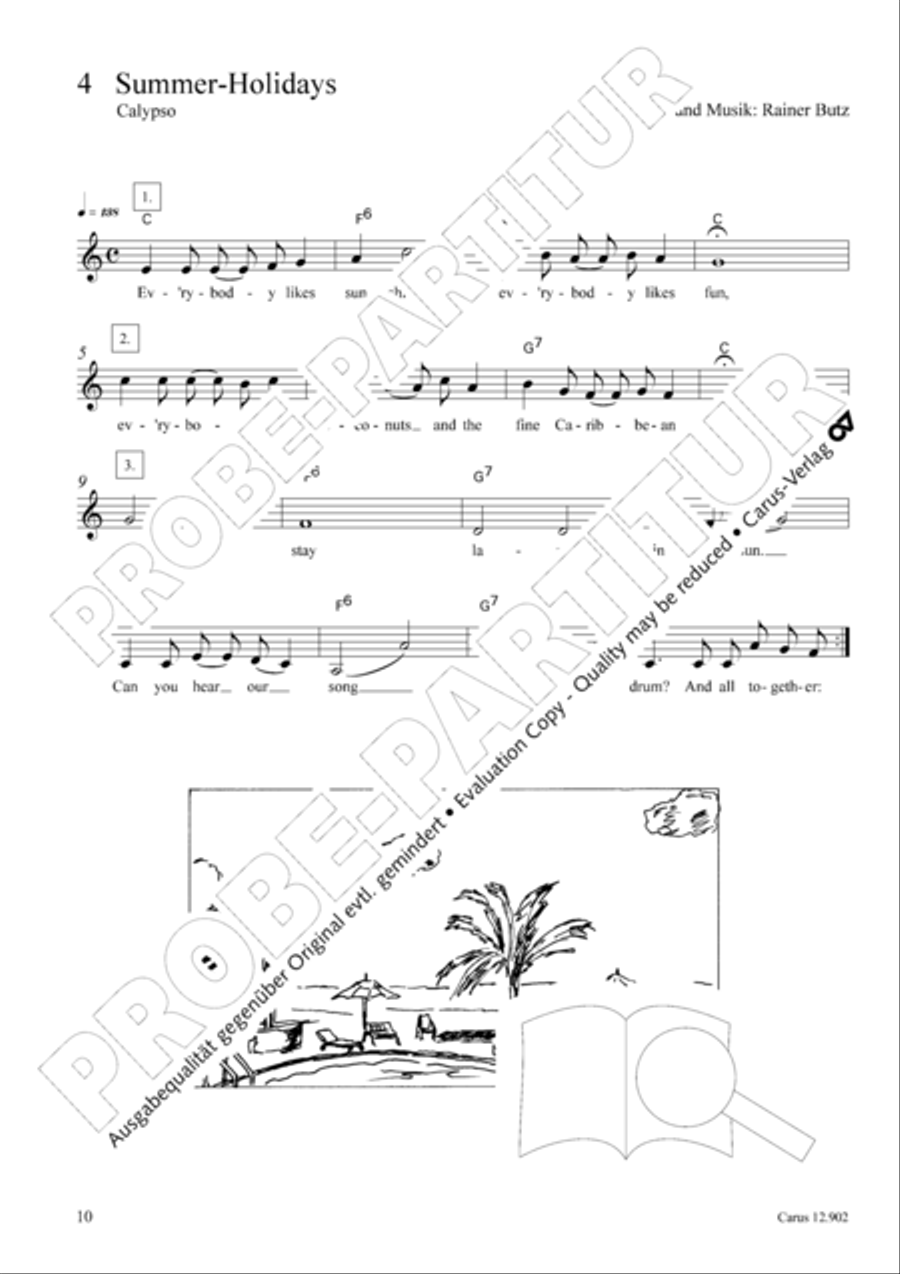 Gute-Laune-Kanons 4-Part scores gallery preview page 11