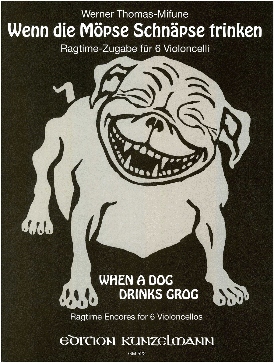 Wenn die Möpse Schnäpse trinken (When the pugs drink schnapps) Cello scores gallery preview page 1