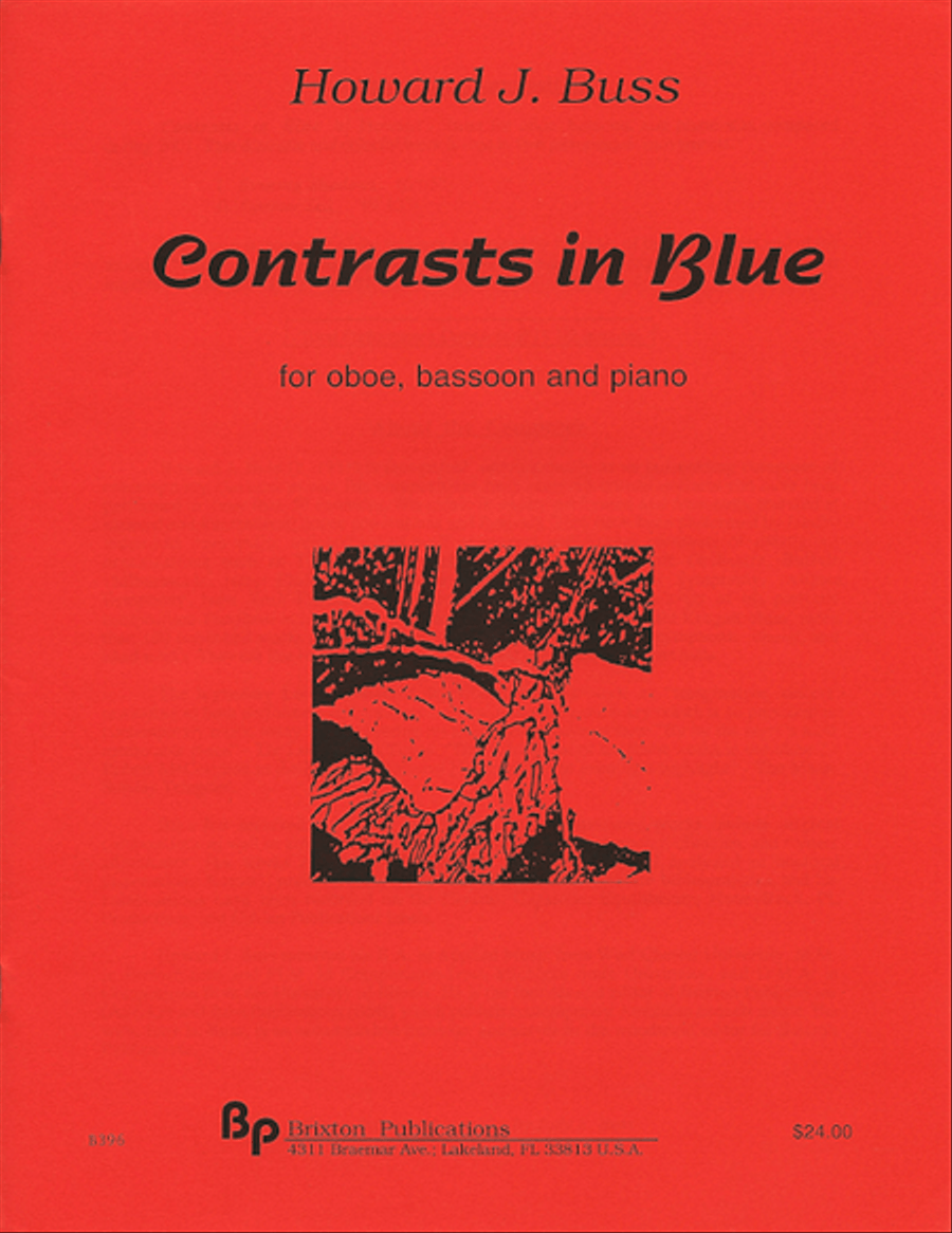 Contrasts in Blue English Horn scores gallery preview page 1