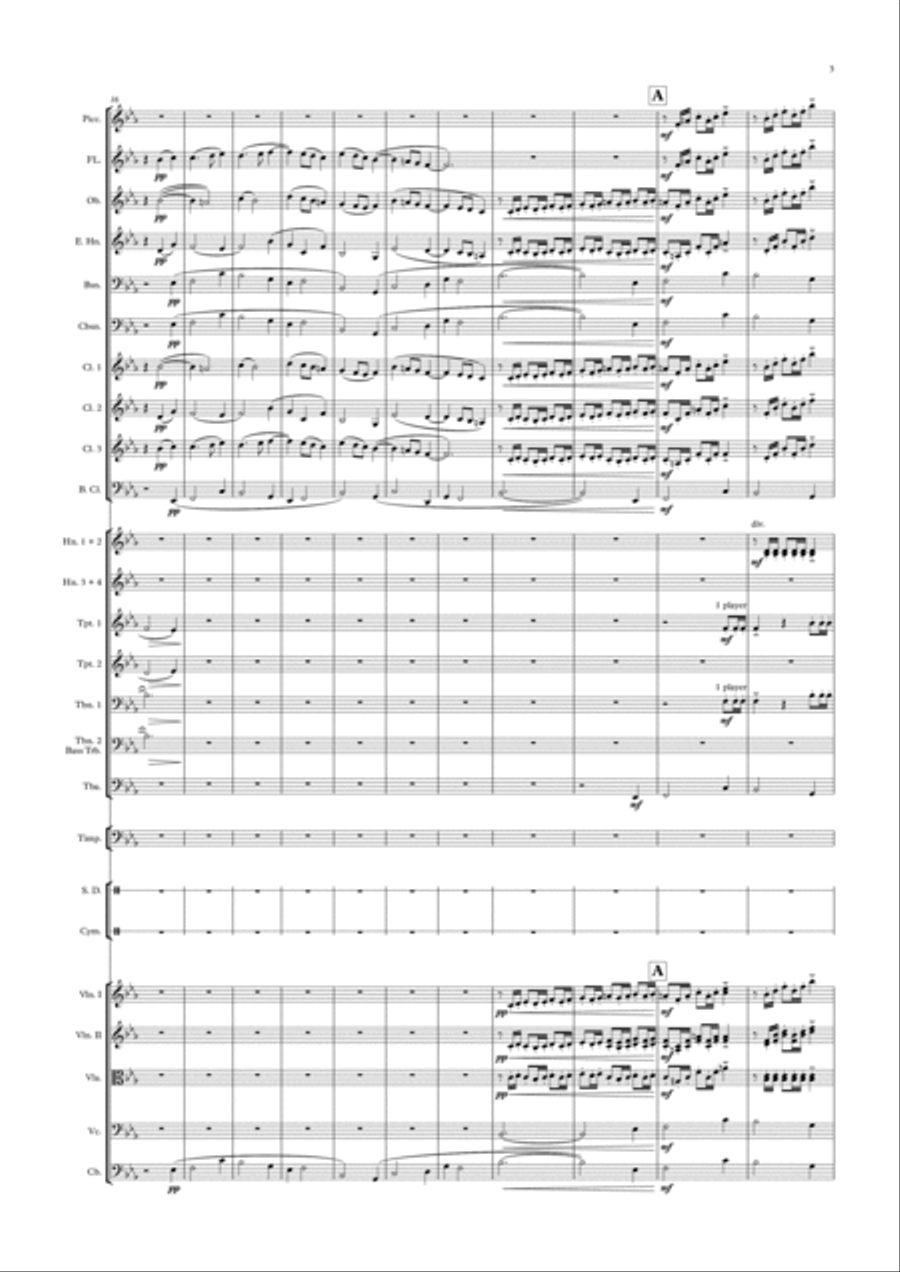Chaconne Full Orchestra scores gallery preview page 3