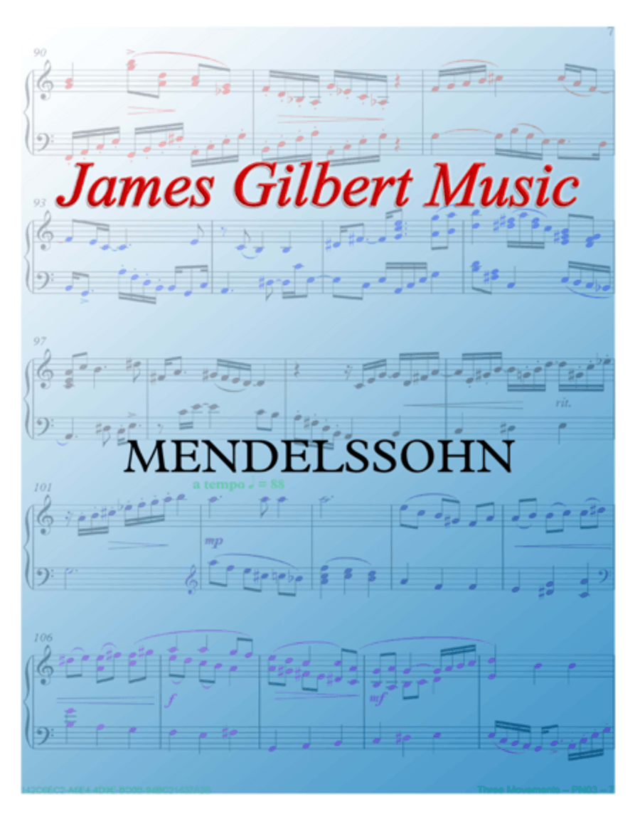 MENDELSSOHN (Hark, The Herald Angels Sing) MENDELSSOHN (Hark, The Herald Angels Sing) Small Ensemble scores gallery preview page 1