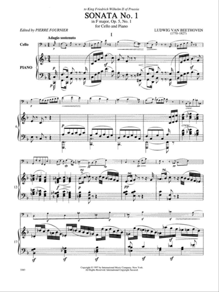 Sonata No. 1 In F Major, Opus 5, No. 1 Piano Accompaniment scores gallery preview page 2