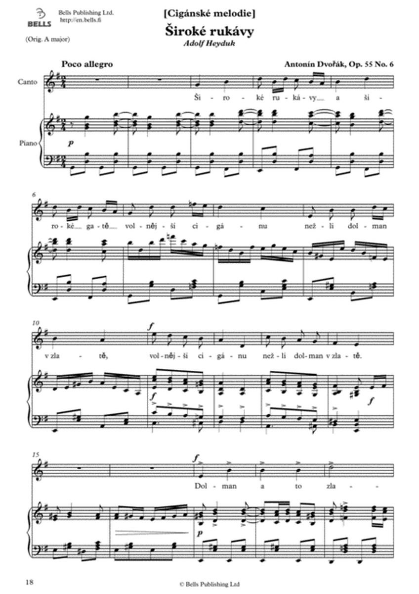 Siroke rukavy, Op. 55 No. 6 (G Major)