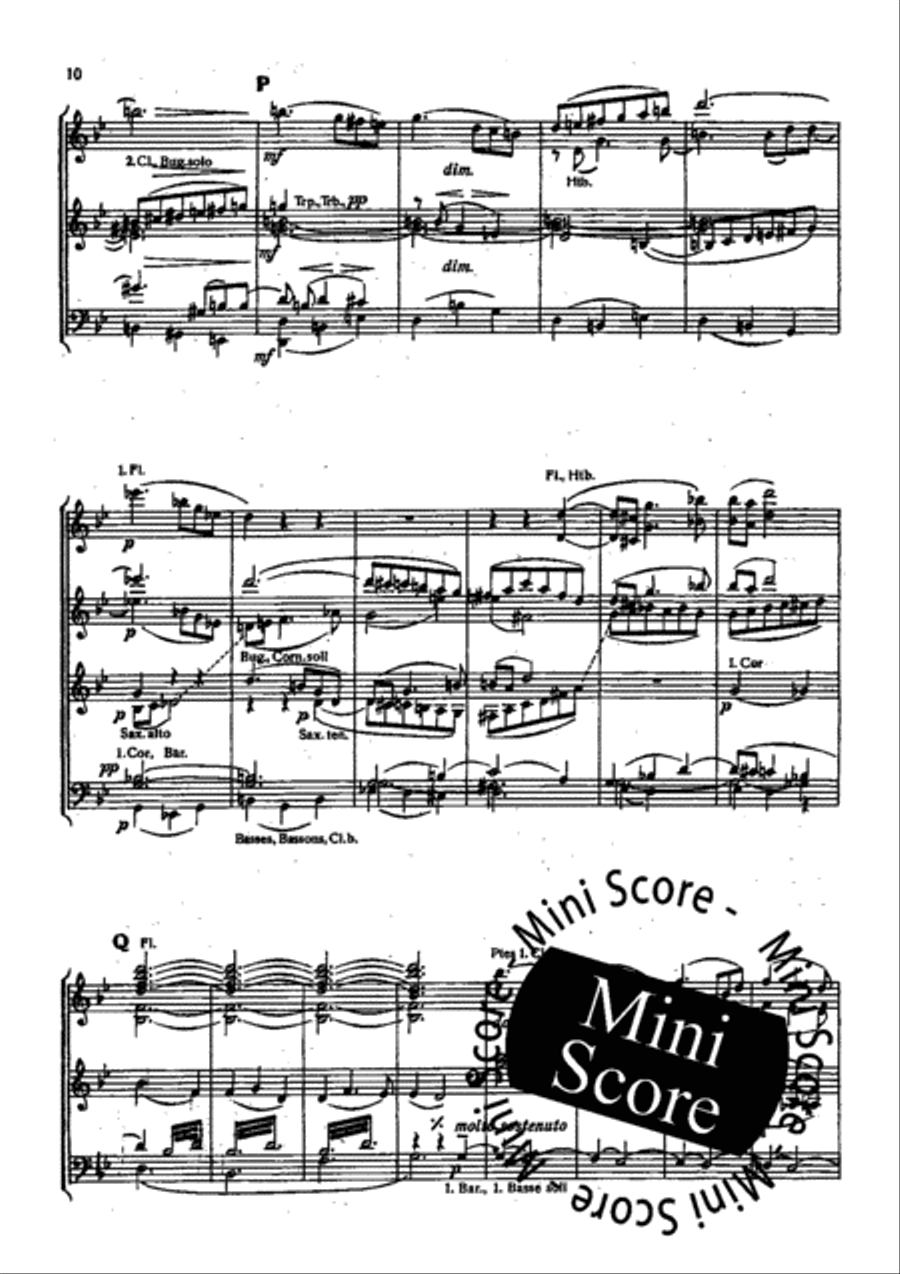 Psyche et Eros Concert Band scores gallery preview page 12