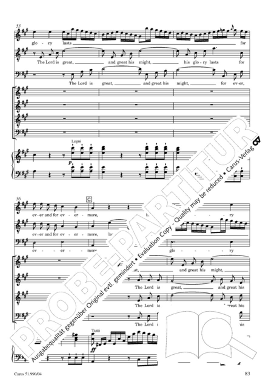 The Creation 4-Part scores gallery preview page 84