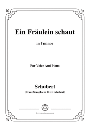 Schubert-Ballade(Ein Fräulein schaut)in f minor,Op.126,for Voice and Piano