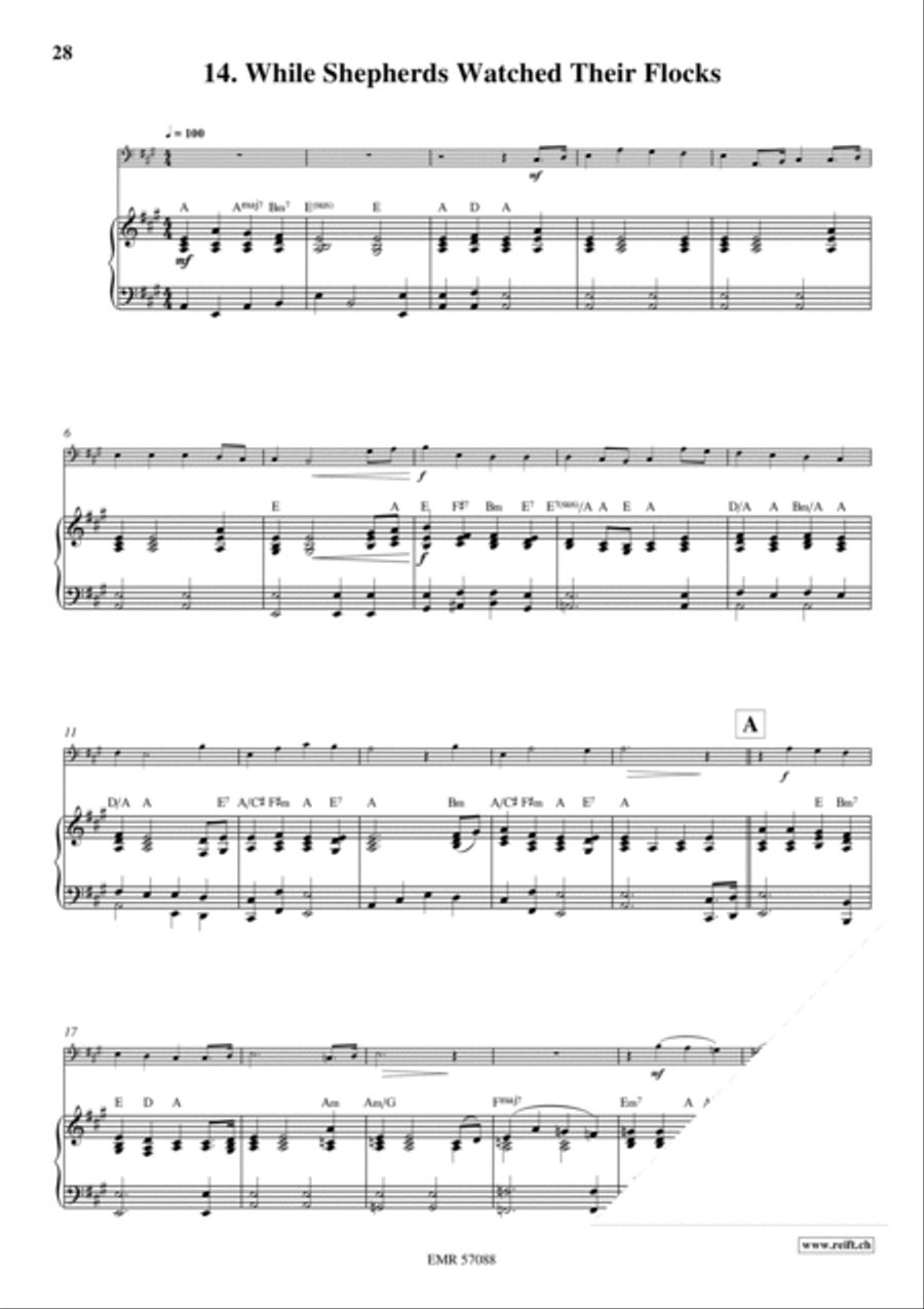 18 Christmas Songs Bass Recorder scores gallery preview page 17