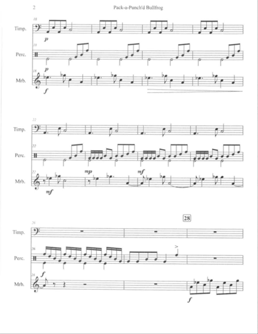 Pack-a-Punch'd Bullfrog Chamber Music scores gallery preview page 5