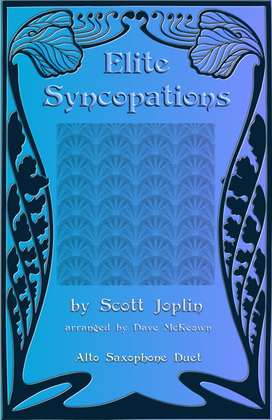 Book cover for The Elite Syncopations for Alto Saxophone Duet