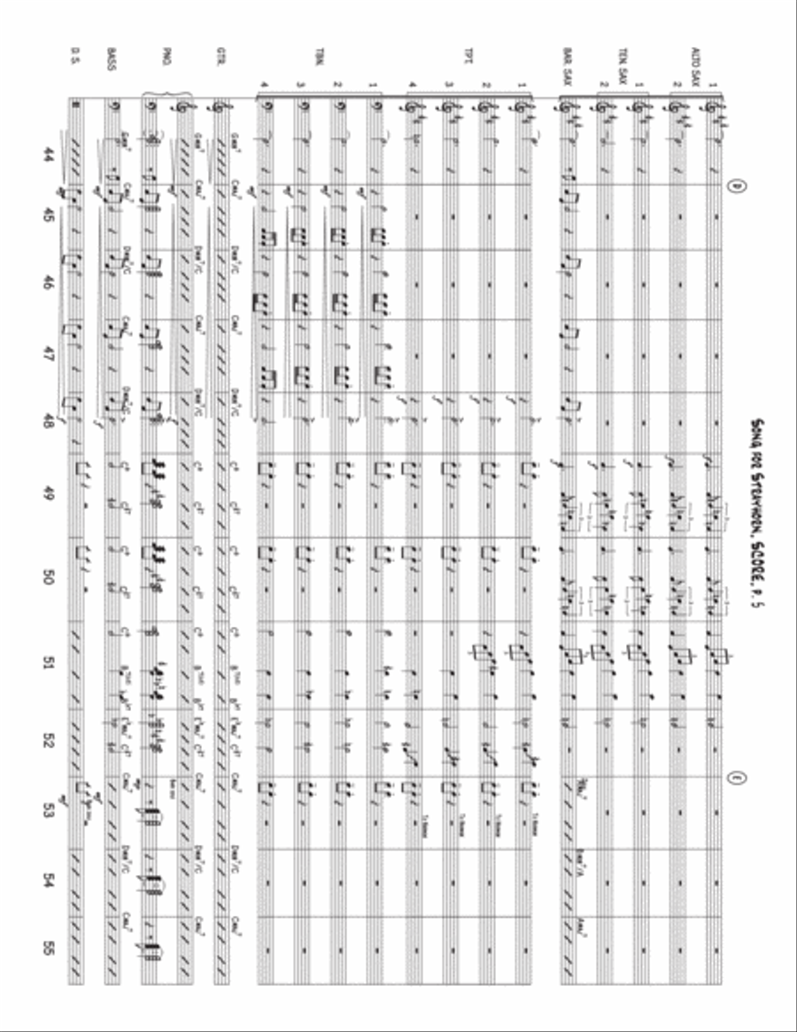 Song For Strayhorn Jazz Ensemble scores gallery preview page 5