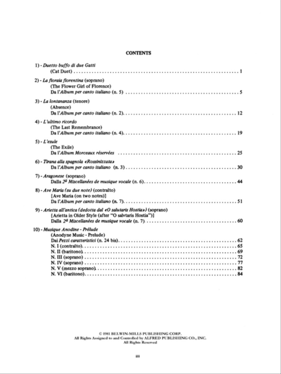 Melodies Italiani Piano, Vocal scores gallery preview page 2