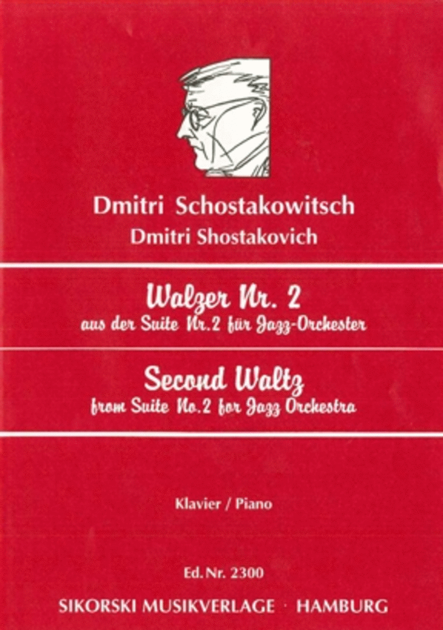 Dmitri Shostakovich: Walzer Nr. 2 aus der Wuite Nr. 3 fur Jazz-Orchester (Second Waltz from Suite No. 2 for Jazz Orchestra)