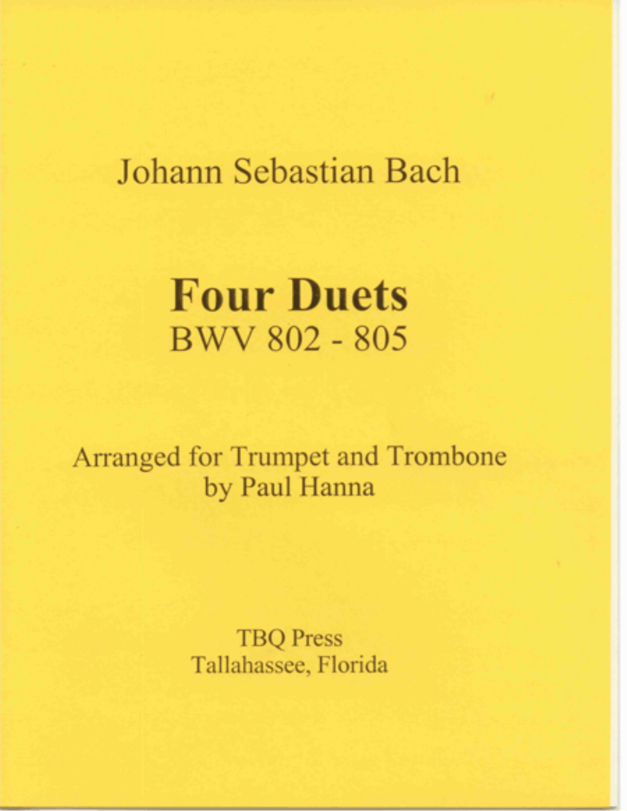 Four Duets, BWV 802-805