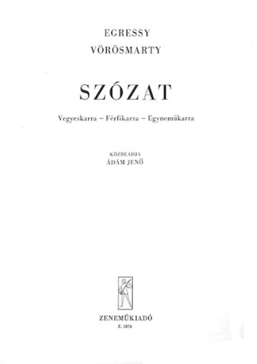 SzOzat A Cappella scores gallery preview page 1