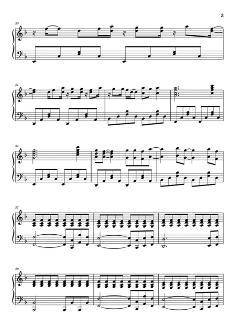 Where Is The Love Where Is The Love Piano Solo scores gallery preview page 3